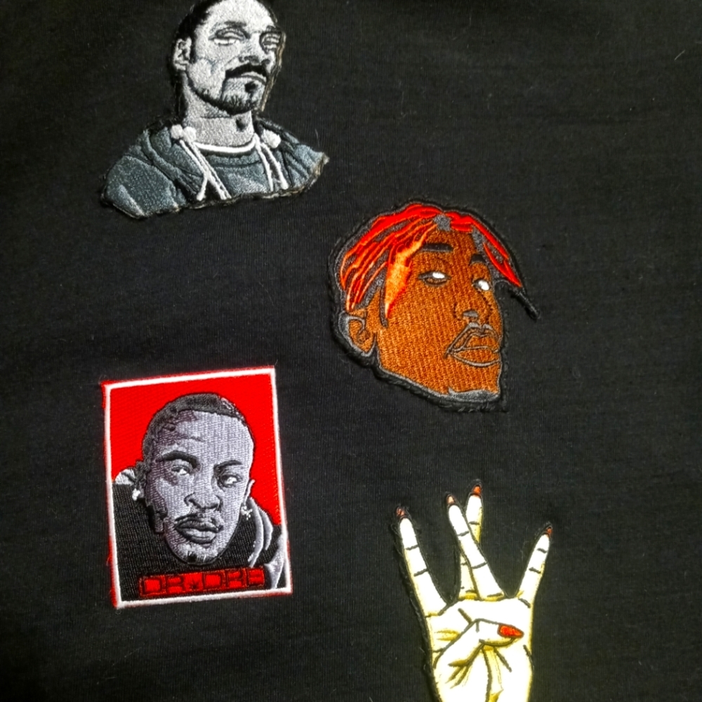 Reworked Death Row Records Black Hoodie